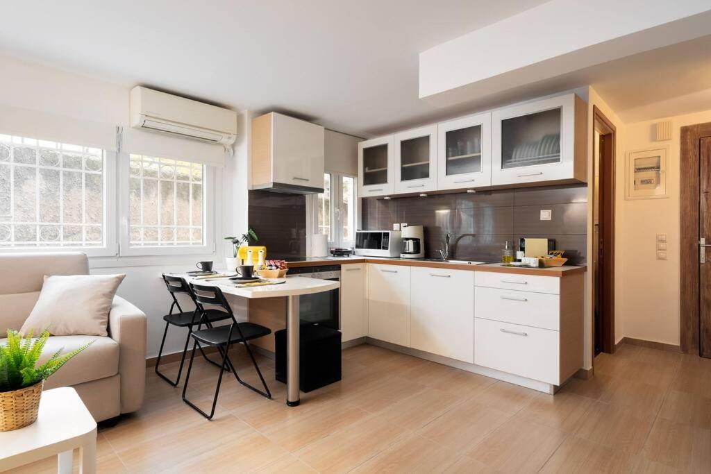 Modern Two Level Apartment In The Heart Of アテネ エクステリア 写真